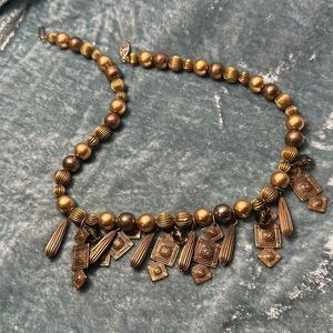 Beaded necklace origin unknown